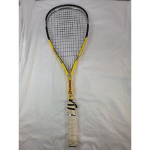 Black Knight Magnum 130 nXS Squash Racquet Yellow Black Vibra-Plate Technology